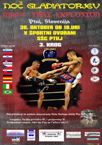 WMC/IFMA SLOVENIAN MUAY THAI LEAGUE, 3rd ROUND