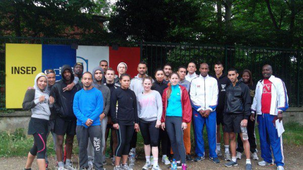 France trains for St. Petersburg at INSEP