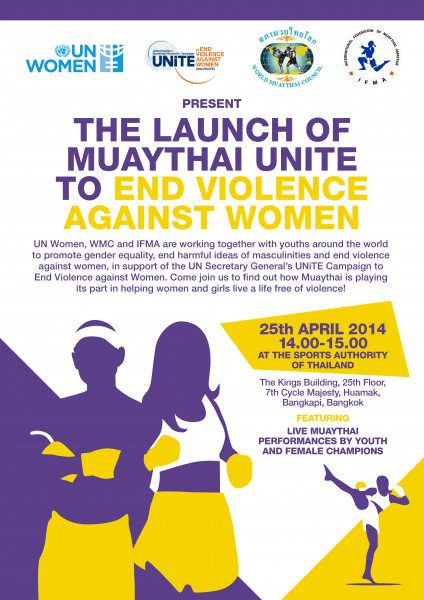 MUAYTHAI GOING GLOBAL IN FIGHT TO END VIOLENCE AGAINST WOMEN