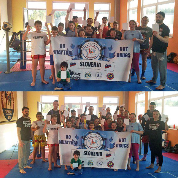 Slovenian Muaythai Federation Shows Their Support for Peace and Sport