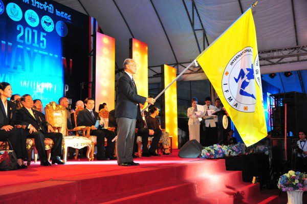 IFMA hands over Flag to Sweden