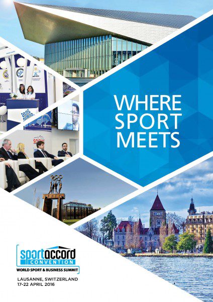 “LAUSANNE” CONFIRMED AS HOST CITY FOR SPORTACCORD CONVENTION 2016