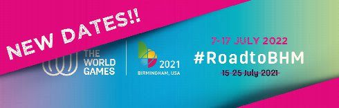 New Dates for The World Games