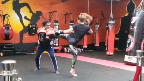 #MuaythaiConnects2.0 Art of 8 Limbs Pad Work from the Netherlands