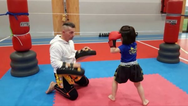 #MuaythaiConnects2.0 Masters the Art of 8 Limbs with 8 year old Cloe from Italy