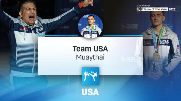 <strong>THE WORLD GAMES NOMINATES USA MUAYTHAI FOR TEAM OF THE YEAR 2022</strong>