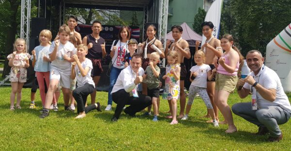 Polska Fans Kick’n it with Muaythai in the Myslenice Fan Zone