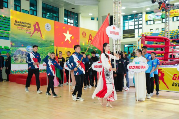 Asian Muaythai Championships Open with Warmth and Unity in Thai Nguyen, Vietnam