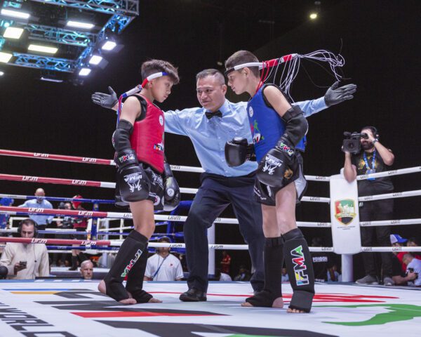 Day 3: Preliminaries Heat Up in Abu Dhabi as Youth Muaythai Athletes Battle for Glory